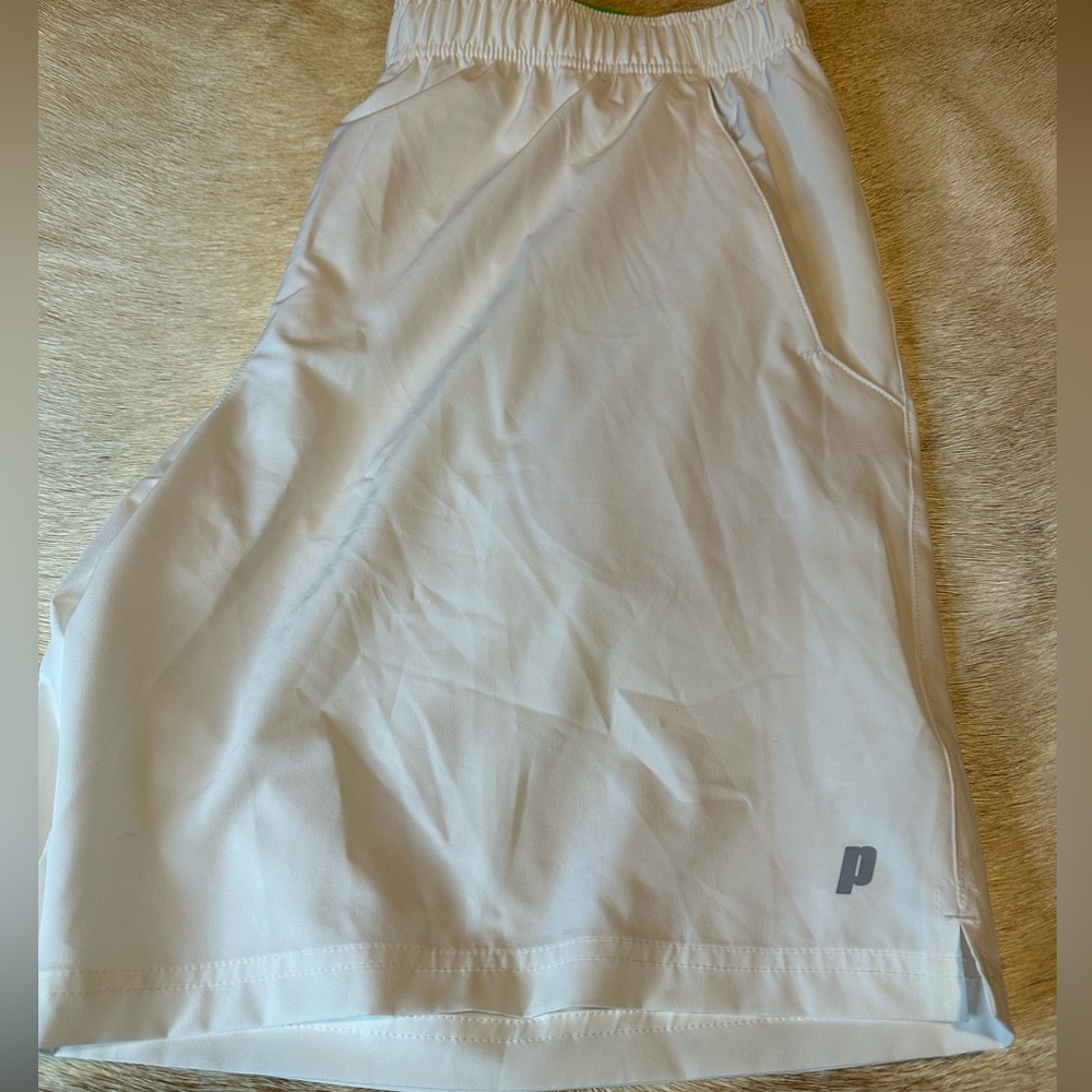 Prince White Tennis Short ~ White